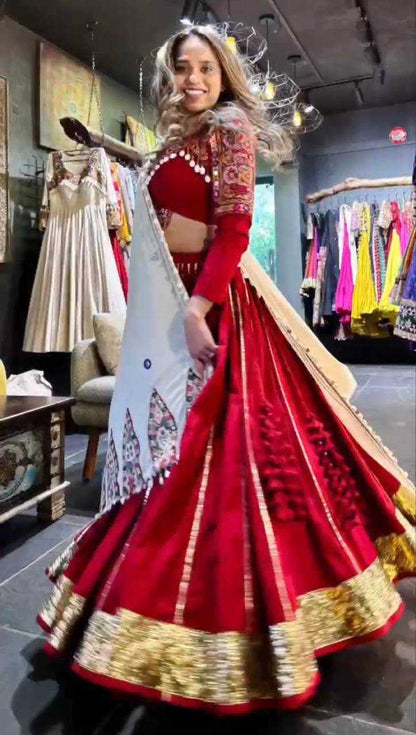 Rayon Silk Rin162 297 Lehengas  Traditioal Navratri Chaniya Choli Lehengas