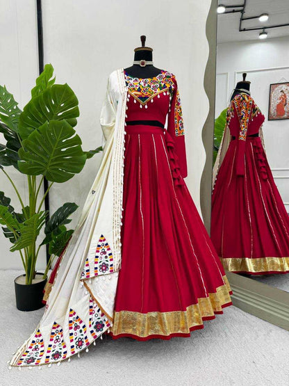 Rayon Silk Rin162 297 Lehengas  Traditioal Navratri Chaniya Choli Lehengas