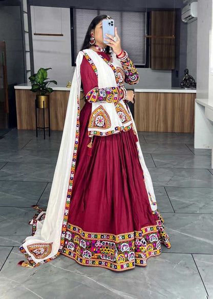 Reyon Cotton Gro 8012 Lehengas  Navratri Chaniya Choli Traditional Lehenga