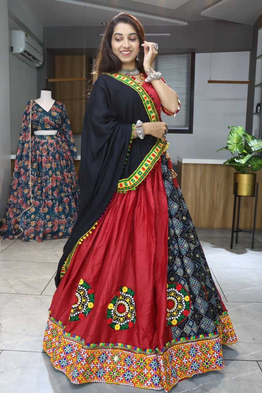 Reyon Cotton Gro 8021 Lehengas  Traditional Lehengas