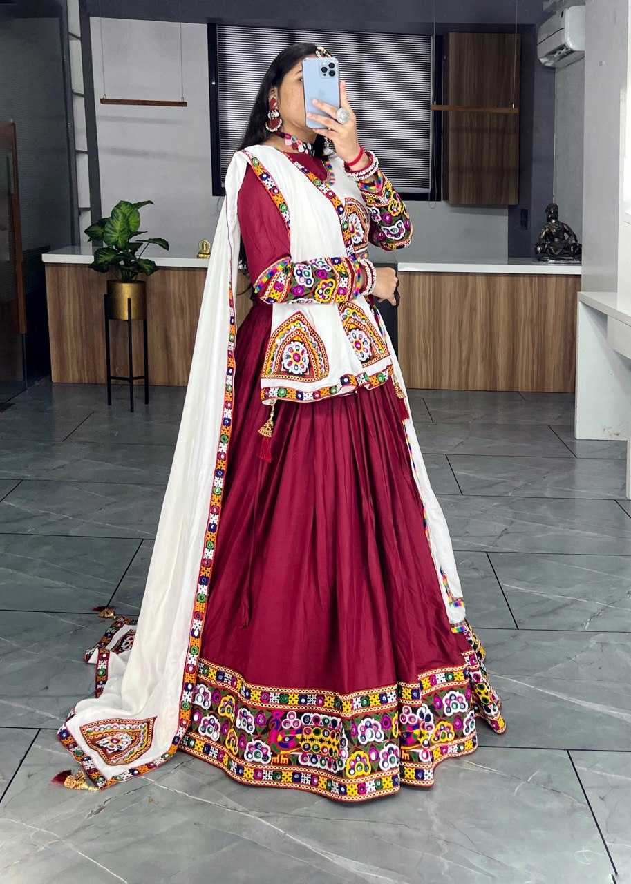 Reyon Cotton Gro 8112 Lehengas  Navratri Chaniya Choli Traditional Lehengas