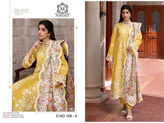 Reyon Cotton Kal 159 Suits & Dresses  Unstitched Suits E