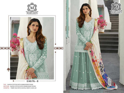 Reyon Cotton Kal 176 Suits & Dressess  Unstitched Suits