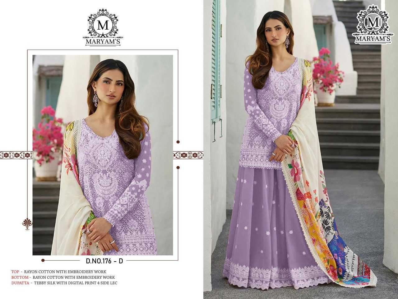 Reyon Cotton Kal 176 Suits & Dressess  Unstitched Suits