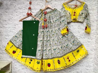 Reyon Cotton Kesh179 Ahb83 Lehengas  Traditional Lehenga With Dupatta Lehenga With Blouse Blue Lehengas