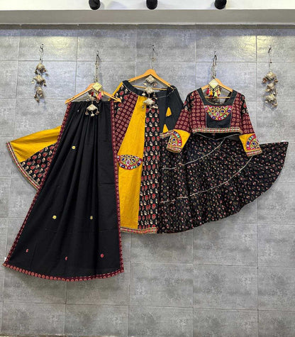 Reyon Cotton Kesh179 Ahb85 Lehengas  Traditional Lehenga With Dupatta Lehenga With Blouse Blue Lehengas