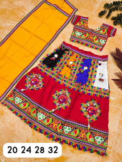 Reyon Cotton Rin115 Ref42 Kids Wear  Kids Lehengas Kids Lehenga Choli