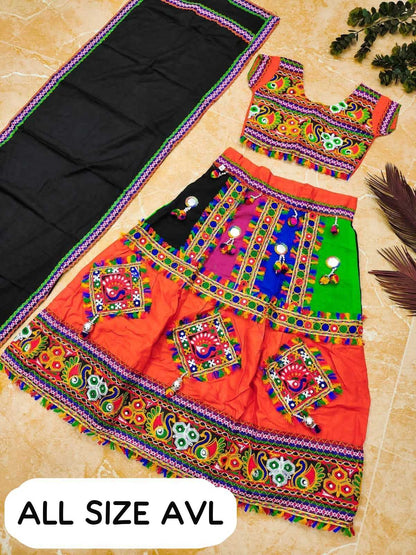 Reyon Cotton Rin115 Ref42 Kids Wear  Kids Lehengas Kids Lehenga Choli