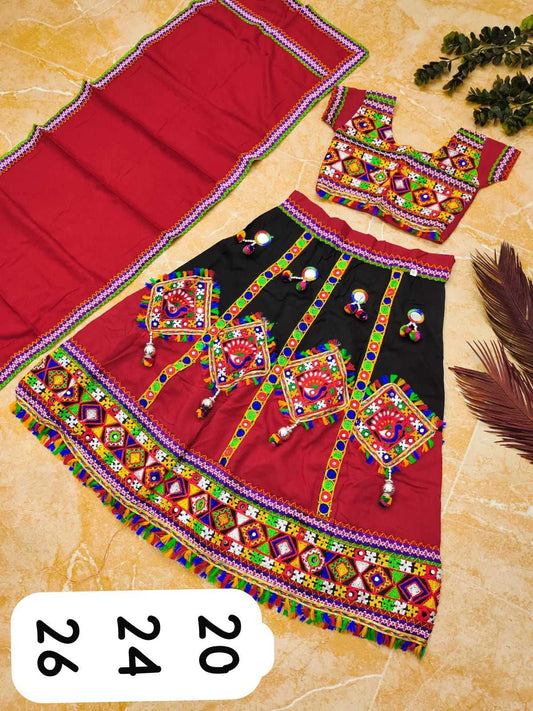 Reyon Cotton Rin115 Ref43 Kids Wear  Kids Lehengas Kids Lehengas Choli