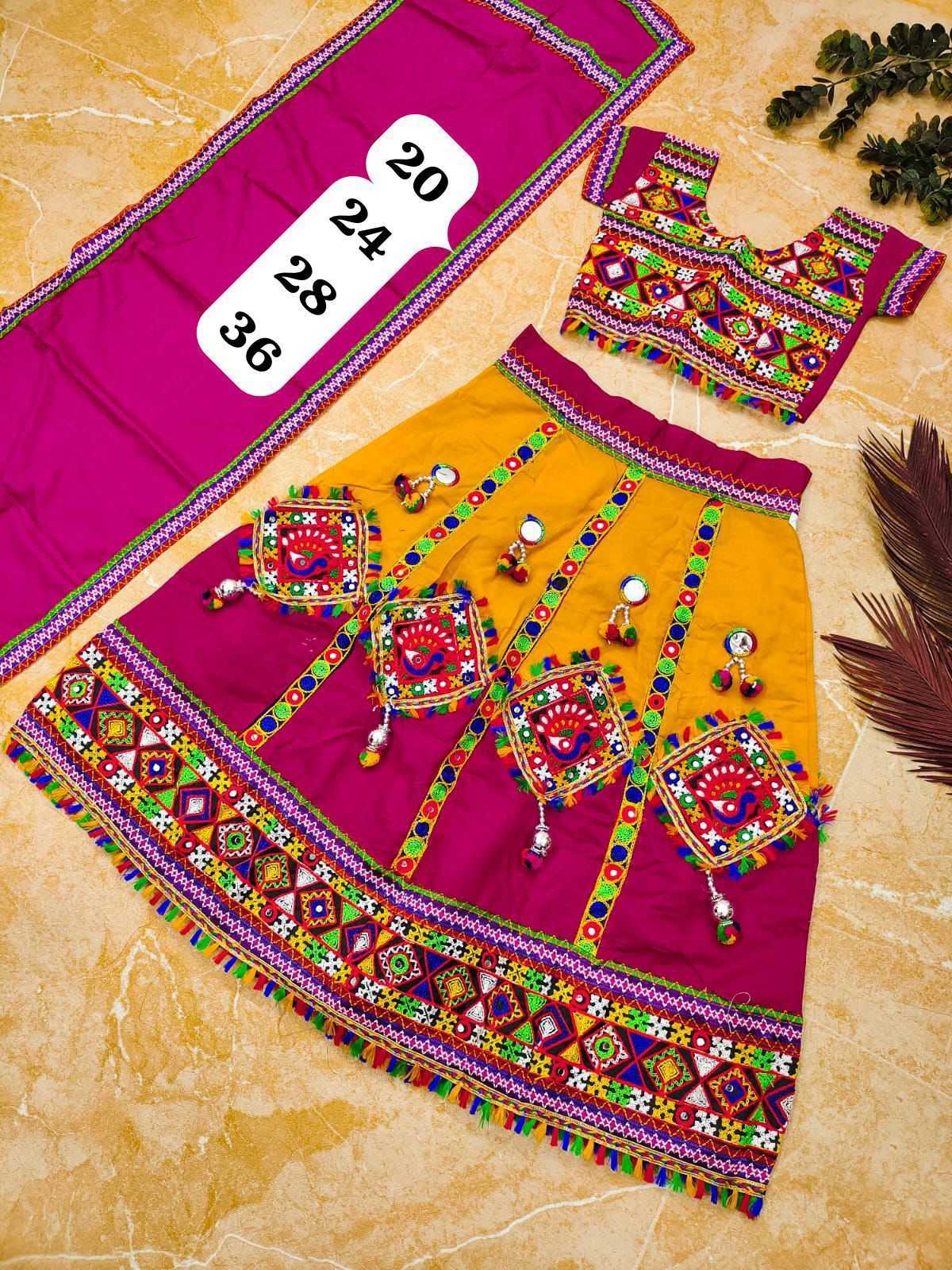 Reyon Cotton Rin115 Ref43 Kids Wear  Kids Lehengas Kids Lehengas Choli