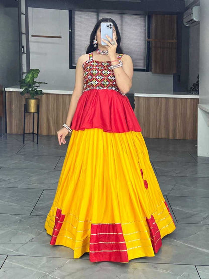 Reyon Cotton Rin119 8020 Lehengas  Traditional Navratri Chaniya Choli Lehengas