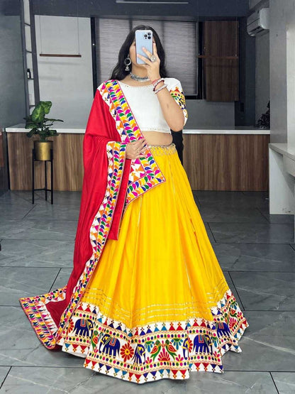 Reyon Cotton Rin119 8022 Lehengas  Traditional Navratri Chaniya Choli Lehengas