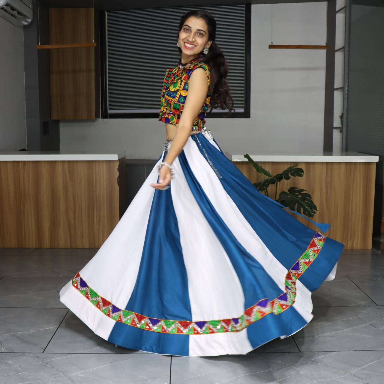 Reyon Cotton Rin119 8039 Lehengas  Navratri Chaniya Choli Traditional Lehengas