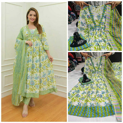 Reyon Cotton Rsh Anarkali  Gowns