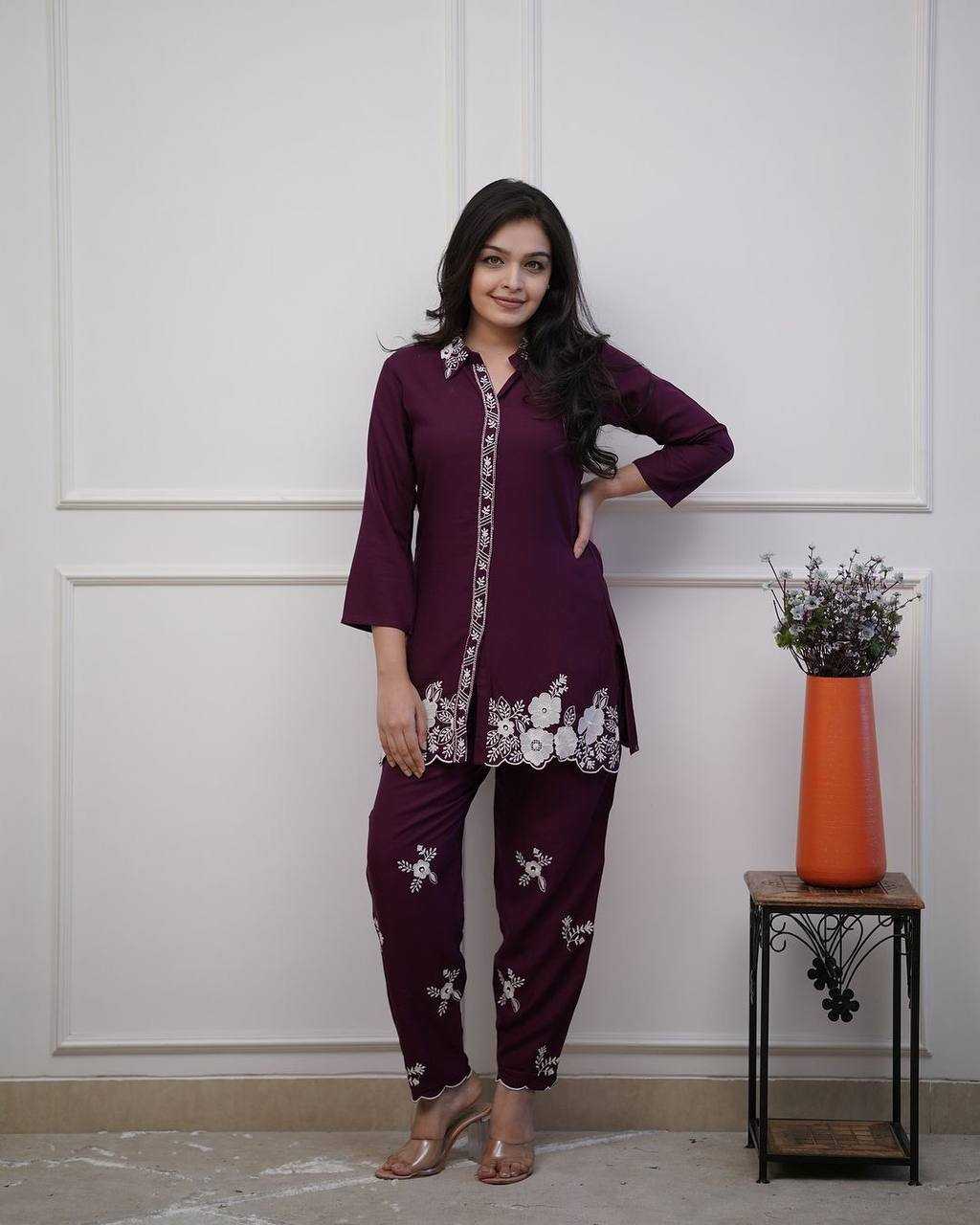 Reyon Kesh212 Ldy99 Western Wear  Co-Ord Set