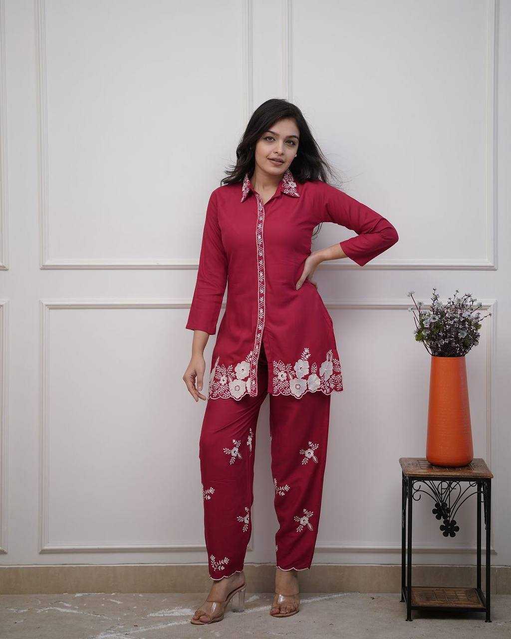 Reyon Kesh212 Ldy99 Western Wear  Co-Ord Set