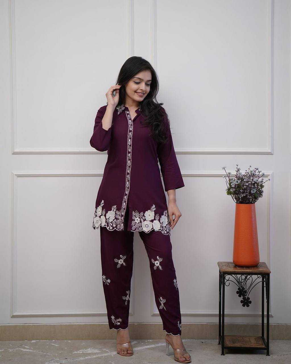 Reyon Kesh212 Ldy99 Western Wear  Co-Ord Set