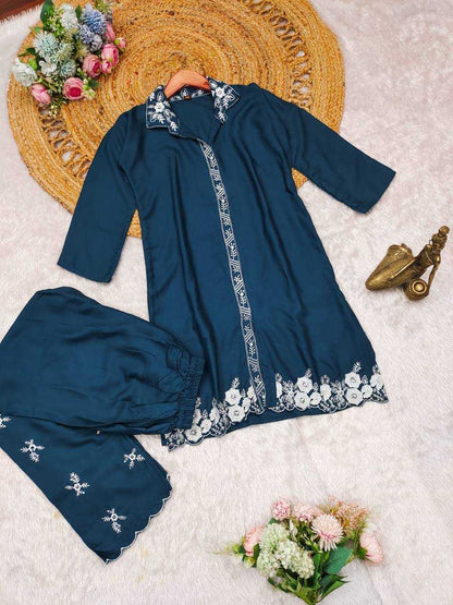 Reyon Kesh212 Ldy99 Western Wear  Co-Ord Set