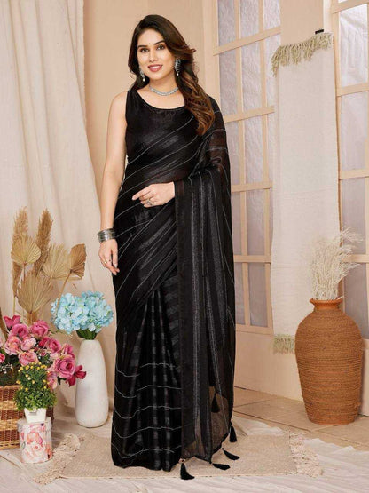 Rim Zim Silk Rvl 08 Sarees  Fancy Ready To Wear Pre Draped Sarees