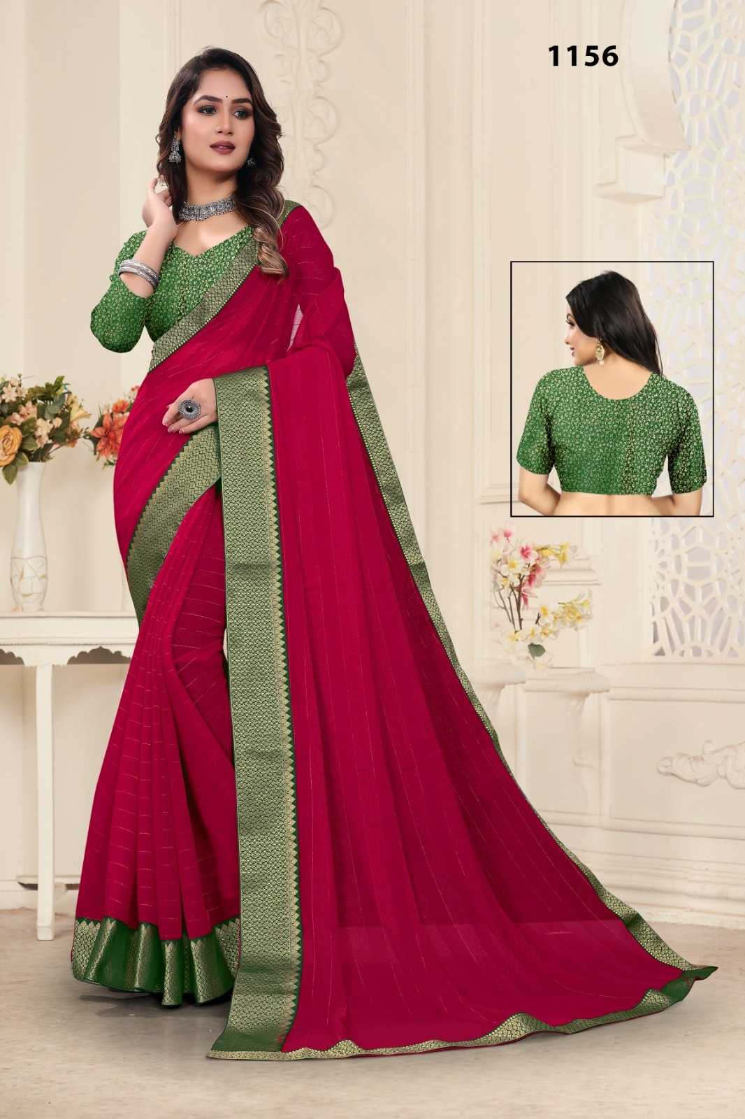 Rimzim Silk Rsrm 1156 Sarees  Party Wear Fancy Plain Sarees