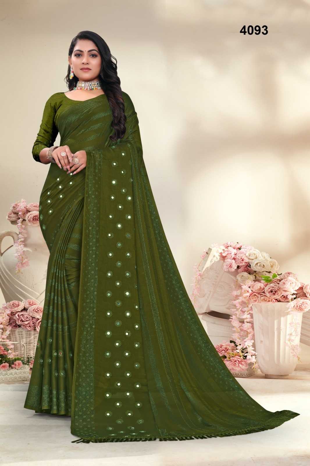 Rimzim Silk Rsrm 4093 Sarees  Party Wear Fancy Ladies Sarees