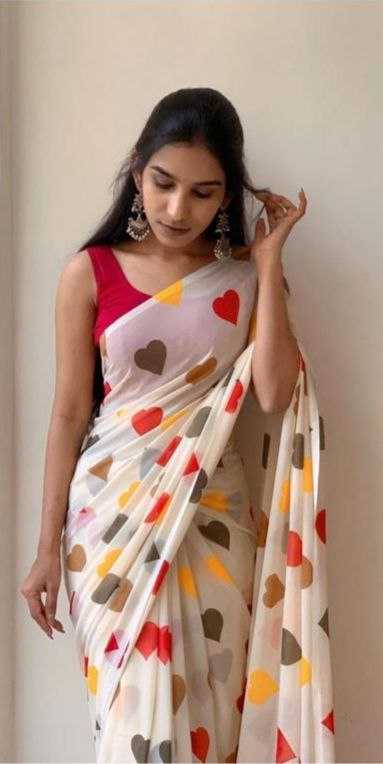 Rma 362 Georgette Saree  Ladies, Printed,Georgette Saree