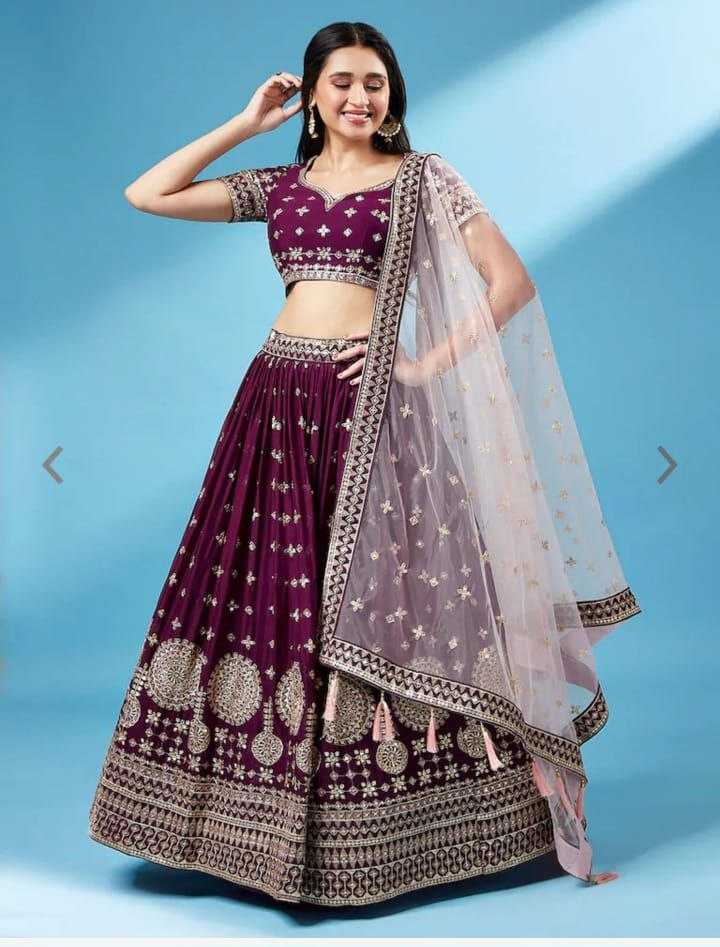 Rpdf 1090 Faux Georgette  Lehenga  Wedding , Fancy Lehenga