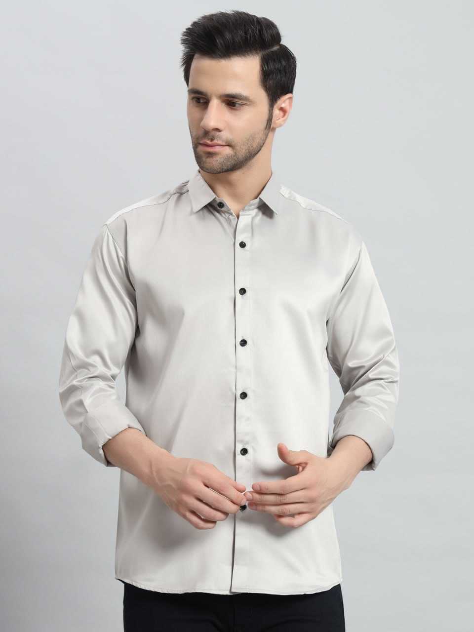 Satin Aai 908  Mens Shirts