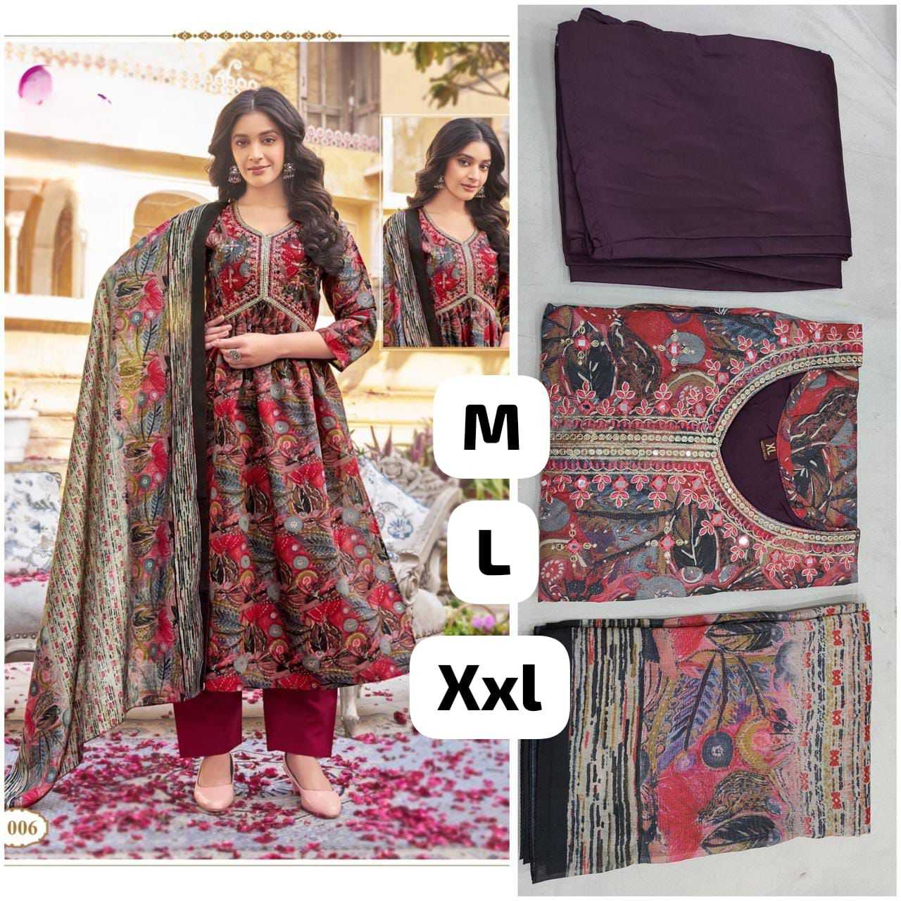 Satin Kesh175 Sara Aaliya Suits & Dresses  Printed Embroidered Anarkali Ladies Party Wear Suits