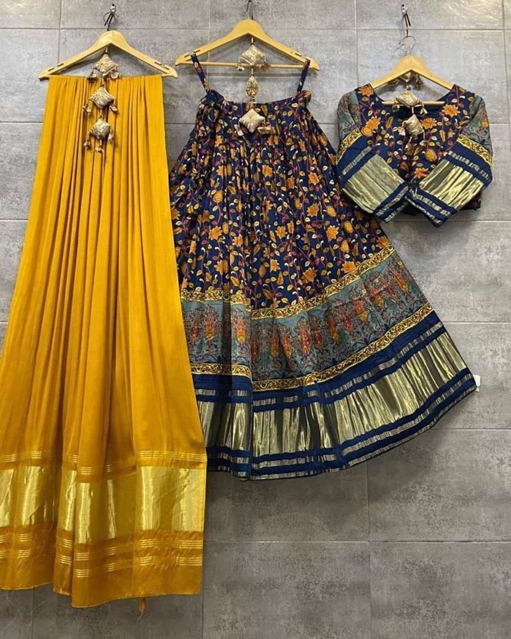 Satin Rin141 515 Lehengas  Silk Printed Navratri Chaniya Choli Lehengas