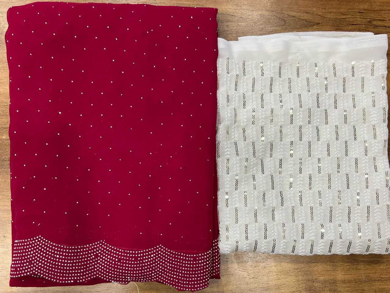 Satin Rin202 562 Sarees  Embroidered Cutwork Satin Sarees