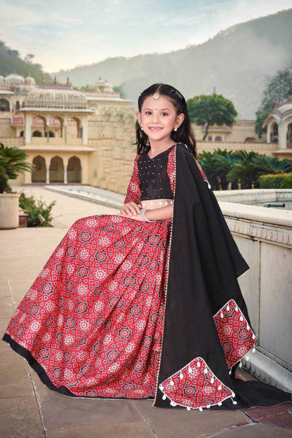 Satin Roc 177 Kids Wear  Kids Lehenga Navratri Chaniya Choli