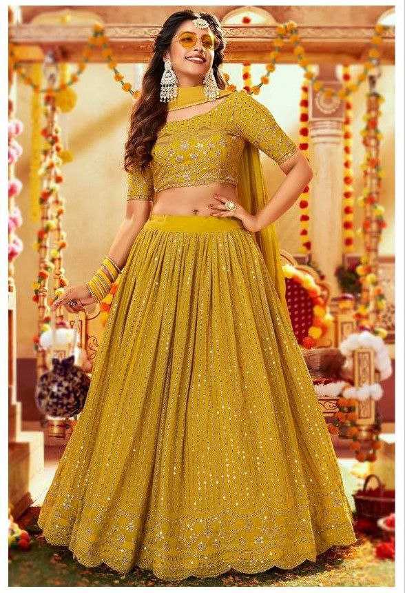 Satin Rpdf 1099  Lehengas