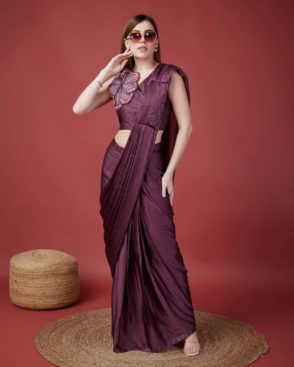 Satin Silk Mdr 10210  Sarees