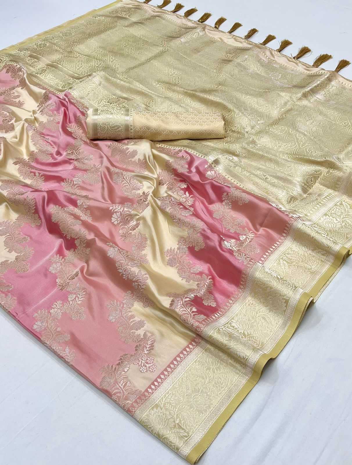 Satin Silk Raa Kiki  Sarees