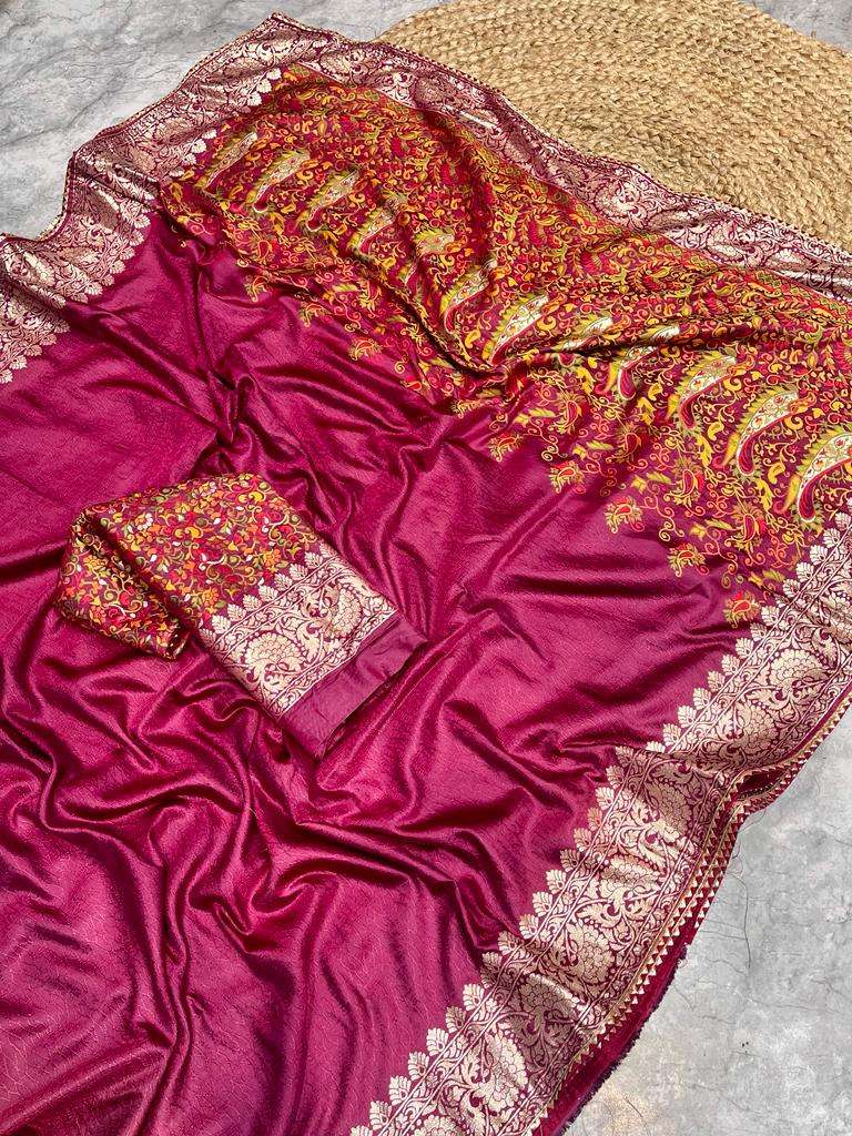 Silk Cotton Kesh101 Ant111 Sarees  Cotton Linen Lace Border Kashmiri Zari Border Sarees