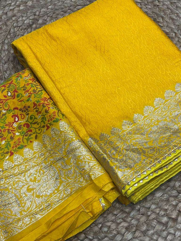 Silk Cotton Kesh101 Ant111 Sarees  Cotton Linen Lace Border Kashmiri Zari Border Sarees