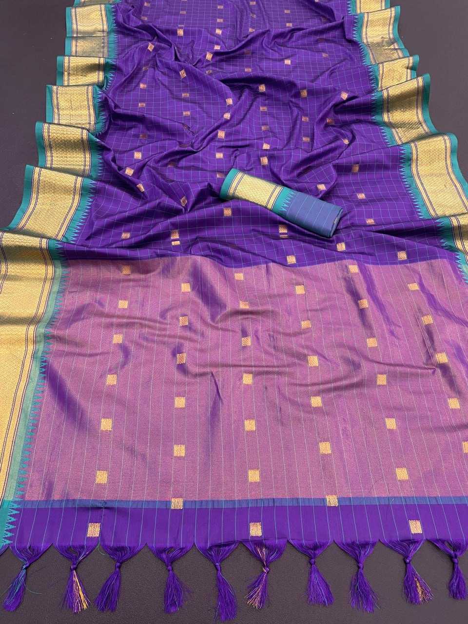 Silk Cotton Kesh161 Paithani Silk Sarees  Cotton Silk Printed Silk Traditional Silk Sarees