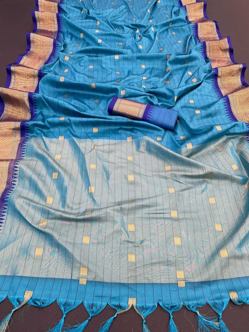 Silk Cotton Kesh161 Paithani Silk Sarees  Cotton Silk Printed Silk Traditional Silk Sarees