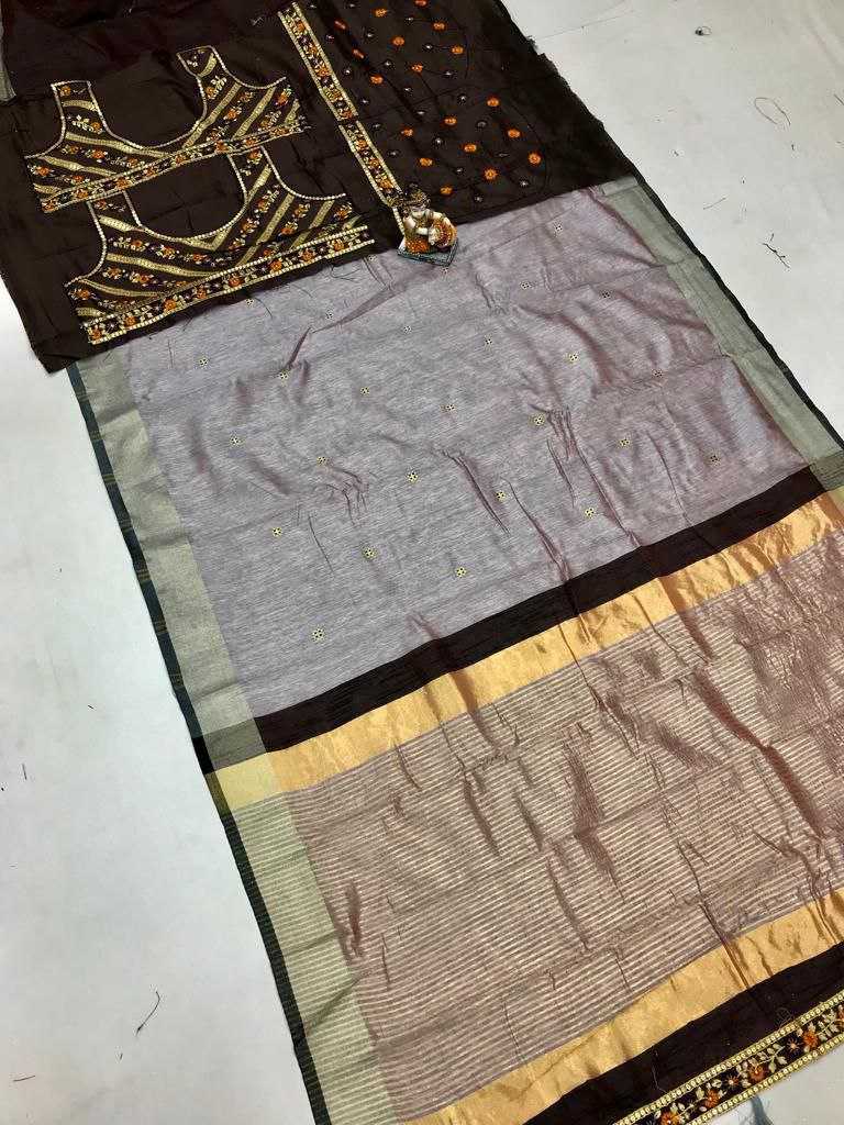 Silk Cotton Kesh170 Aayan Silk Sarees  Banarasi Silk Cotton Silk Pure Silk Sarees With Gold Borders