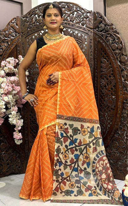 Silk Cotton Rin145 06 Sarees  Printed Cotton Linene Ladies Sarees