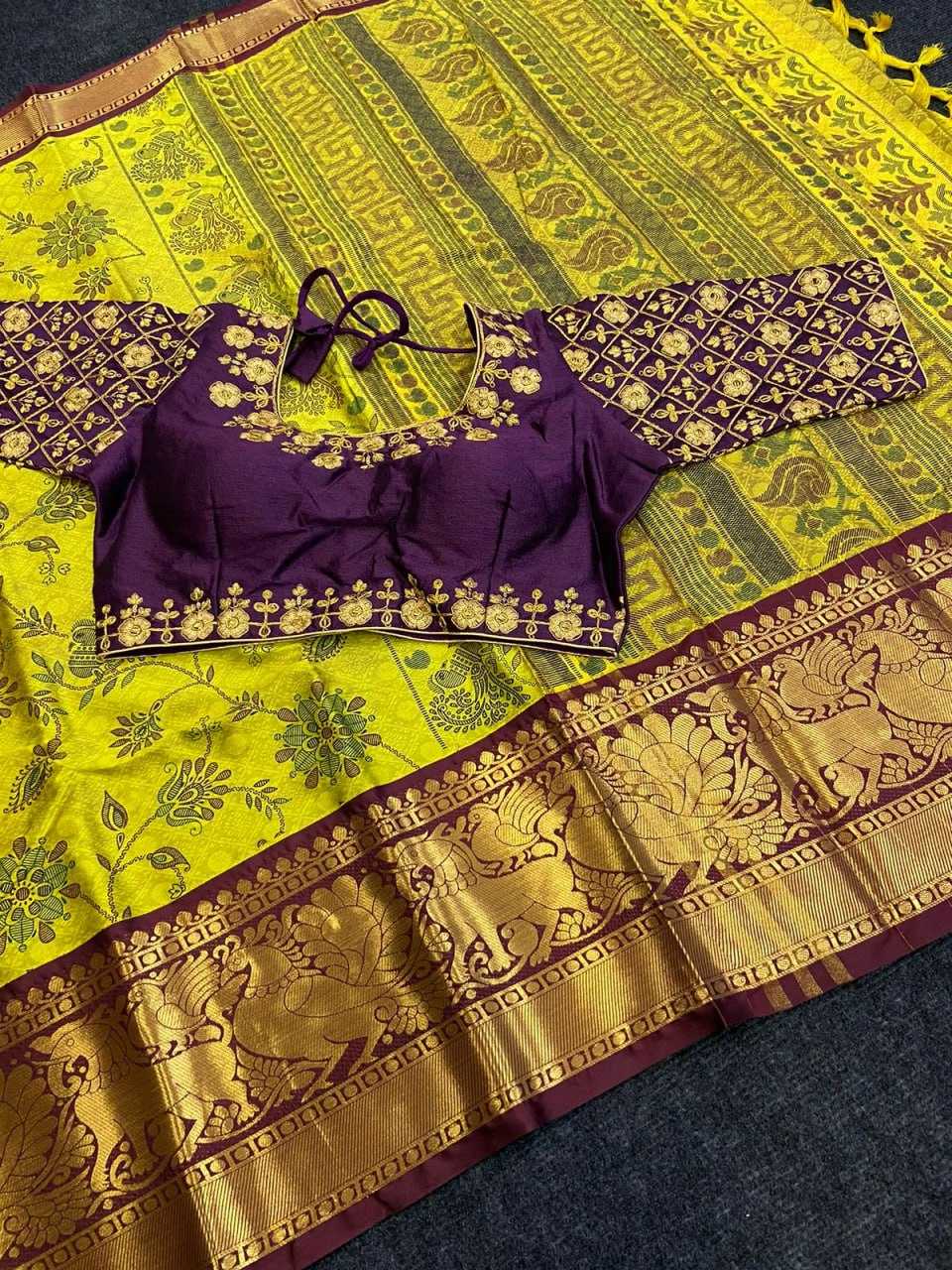 Silk Cotton Nfa 05 Sarees  Printed Cotton Linen Ladies Sarees