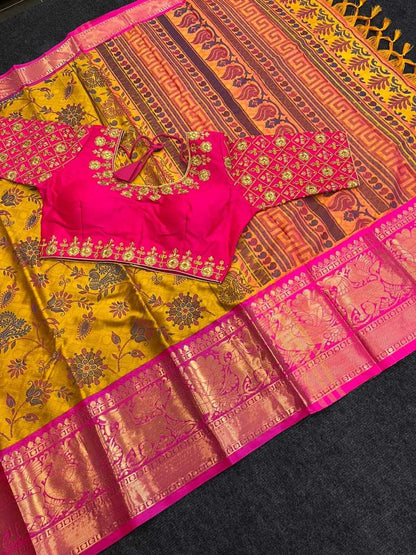 Silk Cotton Nfa 05 Sarees  Printed Cotton Linen Ladies Sarees