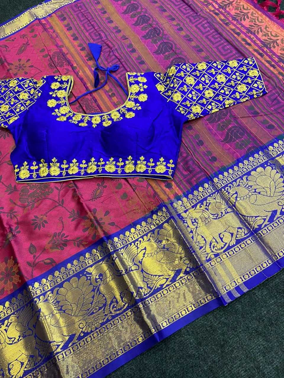 Silk Cotton Nfa 05 Sarees  Printed Cotton Linen Ladies Sarees