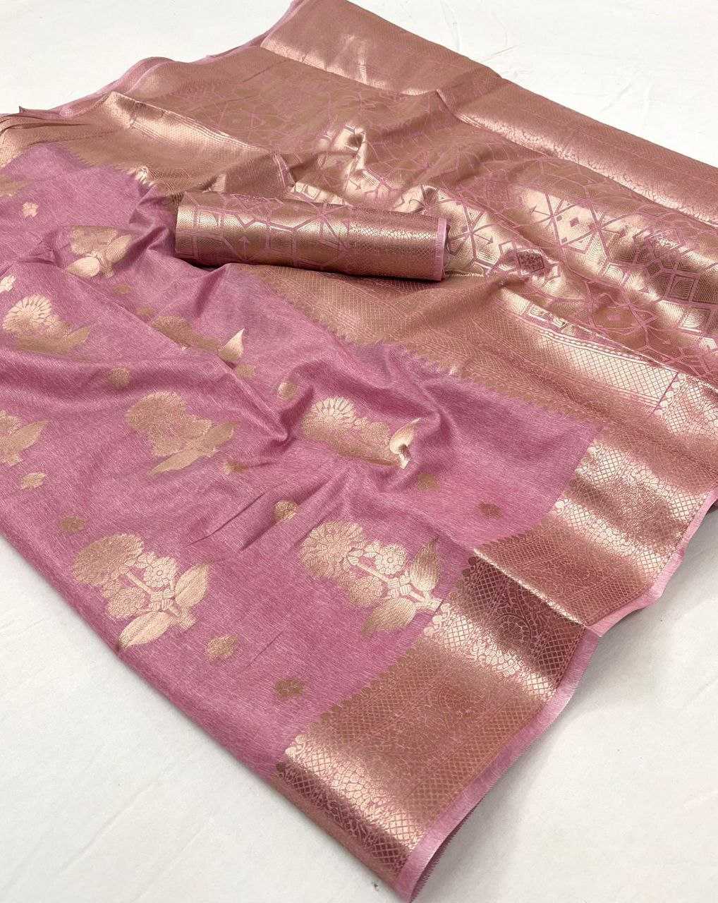 Silk Cotton Pvc Style  Sarees