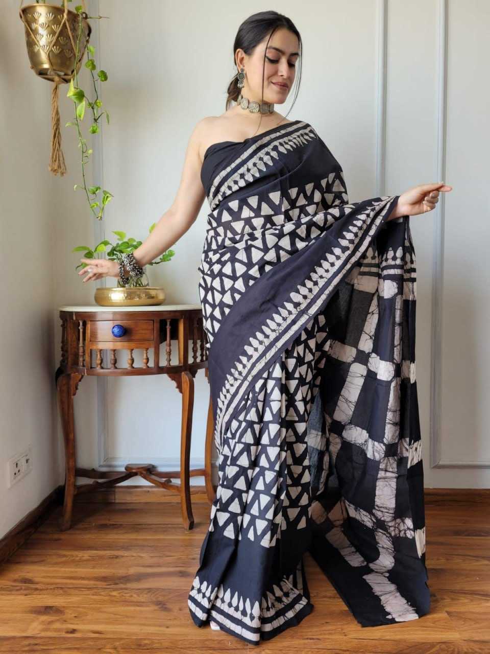 Silk Cotton Rin145 Khyana-4 Sarees  Printed Uniform Cotton Linen Sarees