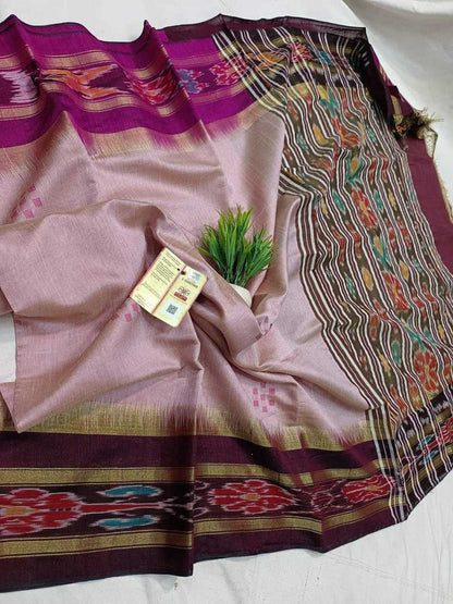 Silk Cotton Rri 05 Sarees  Printed Cotton Linene Ladies Sarees E