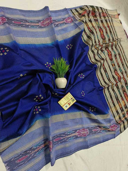 Silk Cotton Rri 05 Sarees  Printed Cotton Linene Ladies Sarees E