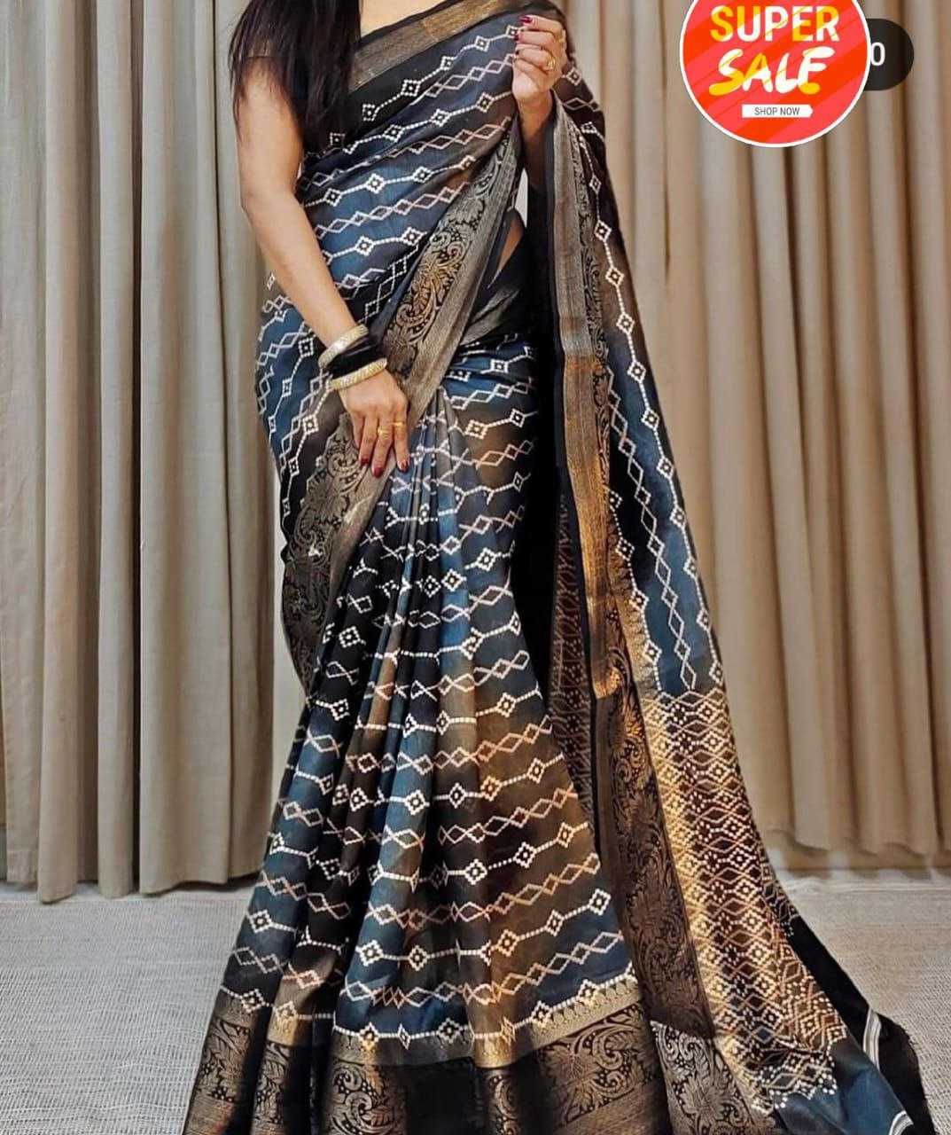 Silk Cotton Rri Jaal  Sarees