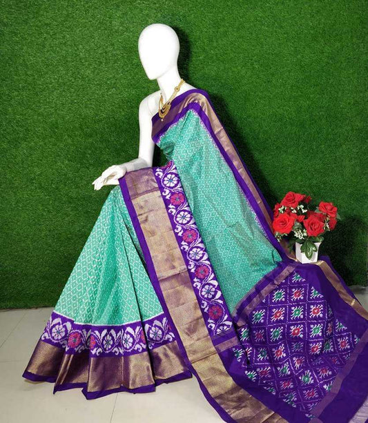 Silk Cotton Rrw Prints  Sarees